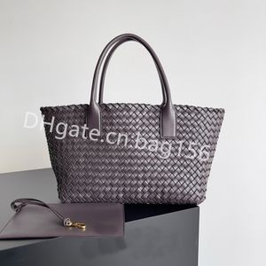 BV's CABAT handbag Shopping tote Bag High capacity mirror sheepskin duffel bag andiamo bag handwork weaving soft lambskin Lai basket underarm bag 10A designer bag