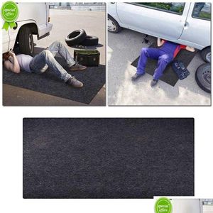 Other Interior Accessories New Car Maintenance Mat Oil Felt Proof Protective Waterproof And Garage Floor Tools Motive Repair Per Pad R Dhbkn