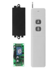 Fjärrkontroller 3000 m lång räckvidd DC 12V 2CH RF Wireless Control Switch System 315 MHz 2Key sändarmottagare7018425