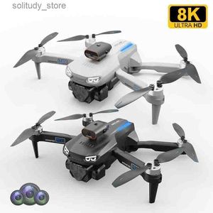 Drones Mini Drone 4k Professional Drone with 6k Camera M10 Quadrotor Drone Camera 2024 8K Dual HD Aerial Photography Obstacle Avoidance Q240308