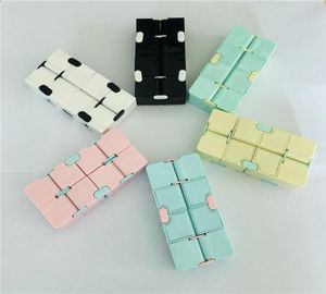 Toy Macaron 6 color mixed plastic cube Anti-anxiety infinite upgrade frosted s artifact3870656