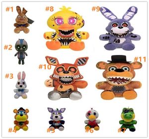 Nya 18 cm FNAF Freddy039s Plush Toy Stuffed Plush Animals Bear Rabbit Game Födelsedag Christmas Toys Children Gift5094336