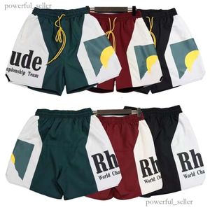 Herren-Shorts, Designer-Shorts, Rhude-Shorts, Sommermode, Strandhose, Herren, hochwertige Streetwear, Rot, Blau, Schwarz, Lila, Hose, Herren-Badeshorts, Modetrend, Rhude 1121