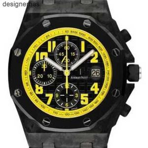 Schweizer Luxusuhren für Herren Audem Pigu Armbanduhren Automatische mechanische Royal Oak Offshore 26176FO Bubble Bee Herrenuhr mit Magnetband WN-GCP5