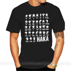 T-Shirt Haka Action Silhouette Erkekleri Kadın Yeni Zelanda Tüm Tshirt Top Siyah Komik Rugby Serin Gurur Tişörtlü Erkekler Unisex Yeni