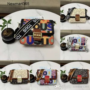 Moda e versátil bolsa quadrada pequena designer 2024 nova moda impressa bolsa de ombro cor contraste bolsa crossbody 6 cores