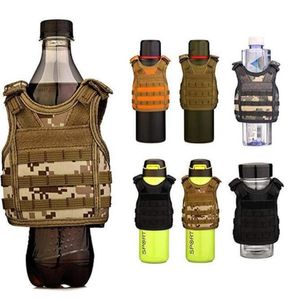 Taktische Mehrzweck-Bier-Militär-Molle-Miniatur-Weinflaschenabdeckung, Weste, Getränkekühler, verstellbarer Schultergurt, C190415017885900
