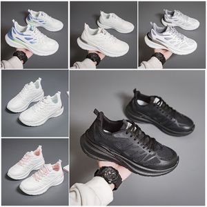 Women New Hiking Men Shoes Running Flat Shoes Soft Sole Fashion White Black Pink Bule Comfortable Sports Z148 GAI 10946