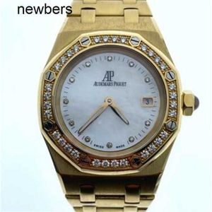 Luxury Aps Factory Audemar Pigue Watch Swiss Movement Abbey Lady Royal Oak 67601BA ZZ D012CR.03 18K YG MOP dial 33mm