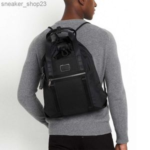 Mens Tuumi Seyahat Tasarımcısı Backpack Bag Business Back Pack Alfa Serisi 232700 Drawstring Günlük İşe Gidiş Hafif