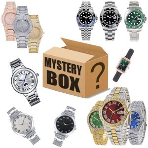 Lucky One Random Blind Mystery Box Mens Watch Mulheres Relógios Presente de Natal Feriados Aniversário Surpresa Boxes283m