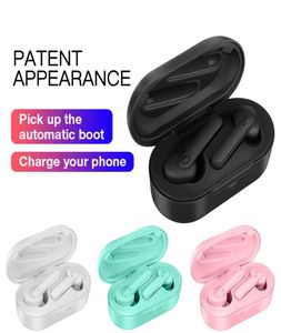 Bluetooth Earphone With Mic Charging DT5 TWS 50 Wireless Headphones Headsets Stereo InEar 2000mAh6965600