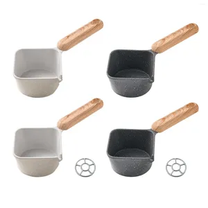 Pans Butter Warmer Mini Saucepan With V Pour Seasoning Bowls Coffee And Milk