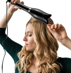 Rosa em forma de multifuncional lcd curling ferro profissional modelador de cabelo ferramentas estilo curlers varinha vacilar onda automática encaracolado air3785287