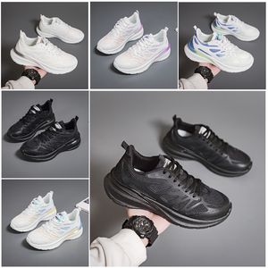 Novos homens mulheres sapatos caminhadas correndo sapatos planos sola macia moda branco preto rosa bule esportes confortáveis z1429 gai