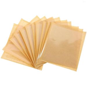 Take Out Containers 100 Pcs Bread Bag Snack Bags Bakery Supply With Window Dessert Baking Toast Kraft Paper Portable Cookie Accessory