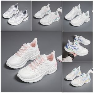 Novos homens mulheres sapatos caminhadas correndo sapatos planos sola macia moda branco preto rosa bule esportes confortáveis z166 gai