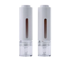 Empty White Cosmetic Essence Push Dropper Bottles 15ml Plastic Skin Care Serum Liquid Press Top Bottle7387970