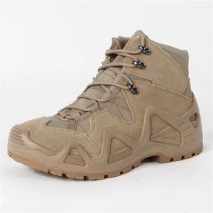 Fitness Shoes Men's Military Boot Combat Ankle Tactical Army Work Safety Hiking Desert Boots Botas Taticas Masculino