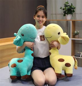 1PC Big Kawaii Garaffe Plush Toys Soft Sched Cartoon Animal Deer Dolls Dekoracja Sofa Dekoracja Dzieci Urodziny Prezenty Bożego Narodzenia Y20072265937