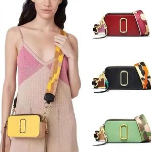 Designer The Snapshot Camera Umhängetaschen Damen Umhängetaschen Handtaschen Mode Leder Weiß Ganz Schwarz Rosa Umhängetasche mit Riemen und Riemen 20 cm