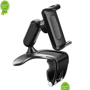 Suporte de telefone para carro, suporte portátil para painel, gps, clipe para smartphone, entrega direta, automóveis, motocicletas, ele dhlhg