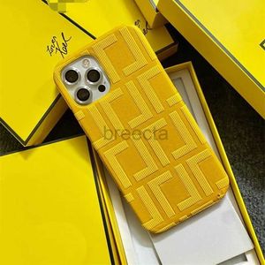 Cell Phone Cases Shockproof Cases 10 Colors Leather Case Letter Luxury Designer Mens Womens iPhone 14 13 11 12 pro 7 8 X XS High Quality 240304