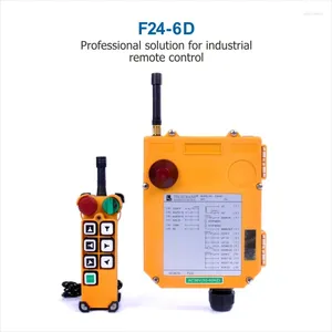 Smart Home Control Telecrane F24-6D grossist Industrial Remote Controller 6 Dubbelhastighetsknappar Switches AC220V 380V36V Hoist Crane Lift