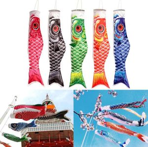 5 Pcs Mix 70cm Colorful Japanese Style Carp Windsock Streamer Fish Flag Kites Whole Koinobori Home Party Decorations6746081