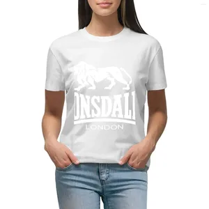 Женские поло, распродажа - футболка Lonsdale London, женская одежда, корейская модная рубашка с животным принтом для девочек, женская футболка