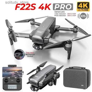 Drones Inventory SJRC F22/F22S 4K Pro G Drone 4K Professional RC Four Helicopter with Camera 2-axis Stable Universal Joint 5G WiFi FPV Drone Q240308