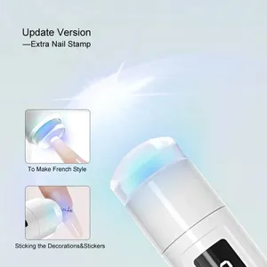 Secadores de unhas Mini lâmpada UV portátil LED para secador recarregável de cura em gel