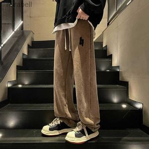 Pants Mens Designer Pant Classics Heart Brand Chromes Alfabet Handduk Broderi Kvalitet Pants Street Cross Crew Neck Chromees Hearts Byxor 240308