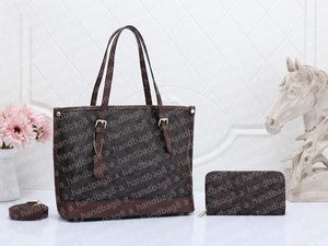 Luksusowe designerskie torby 2 szt. Zestaw z portfelem Kobiet torebki Panie Pani Messenger Composite Bag Lady Clutch Torka na ramię
