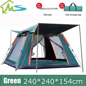 56 Person Outdoor Automatic Quick Open Tent Rainfly Waterproof Camping Family Instant Setup with Carring Bag 2202167924359