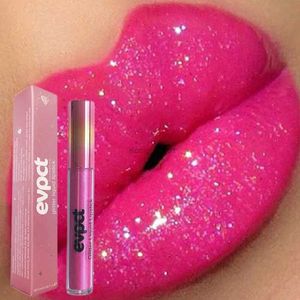 Lipstick Waterproof Diamond Shimmer Light Lip Gloss 18 Kolory Mat Mat Glitter Liquid Lipstick Diamond Pearl Kolor warg Bloss Sexy Make Upl2403