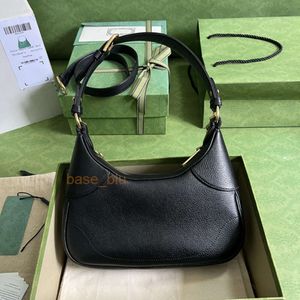 10a Top Quality Designer Mirror Quality Bag Hobo Bags 25cm 731817 Äkta Real Leather Shoulder Handbag Lady Underarm 1