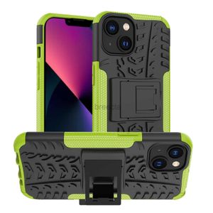 휴대폰 케이스 iPhone 15 14 13 12 11 Pro Max Mini X XR XR 8 7 Armor TPU 충격 방지 타이어 케이스 커버 240304