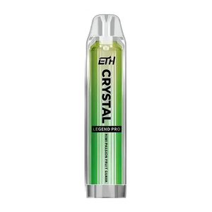 ETH Crystal Legend Pro 4000 Puffs Caneta Vape Descartável 4k Bobina de Malha 20% NIC Cigarros Eletrônicos 20 Sabores 1350mAh Bateria Vapers