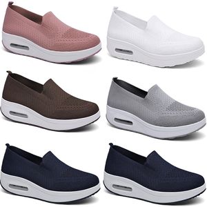 new breathable casual men women's shoes with fly woven mesh surface GAI featuring a lazy and thick sole elevated cushion sporty rocking shoes 35-45 28 XJXJ