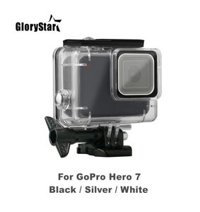 Custodia impermeabile subacquea GloryStar 45M per GoPro Hero 7 Nero Argento Bianco Custodia protettiva per fotocamera Accessori per immersione8273819