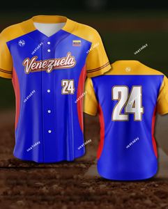 2023 Team Venezuela WBC Authentic Jersey - Altuve, Acuna Jr., Cabrera - Breathable Fabric