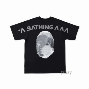 Sta Shirt Maglietta da uomo Top T-shirt T-shirt sportive da donna Tendenze Designer Cotton Short S Sharks Magliette Abbigliamento Street Shorts Maniche Bathing Ape T-shirt 130