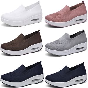 nuove scarpe da donna casual traspiranti da uomo con superficie in rete intrecciata GAI con suola pigra e spessa scarpe a dondolo sportive con cuscino rialzato 35-45 23 XJXJ