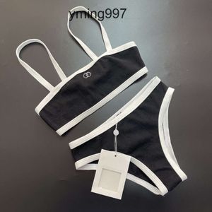 Wzór CC Channel Letter Chanels Womens LUSURYS Zestaw bikini projektant kąpielowych Suit Plaży Plaży SKWARY SWOJE SKAWSZE MODE DZIEWCZYNY SWOJE SKRÓTIETY G2BG