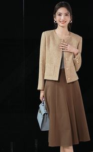 Chan CCC куртка дизайнерская одежда женские пальто дизайнерские женские новые элитные женские пальто куртки женские твидовые куртки дизайнерские женские куртки подарок на день матери