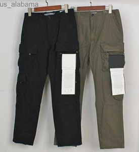 Herrbyxor lappar herr spår pant design mode jogger last byxor blixtlås byxor homme 240308