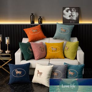 Wysokiej jakości amerykańska poduszka poduszka modelka salon sofa luksusowa poduszka biuro łóżko haft haft rzemieślniczy bez poduszki rdzeń