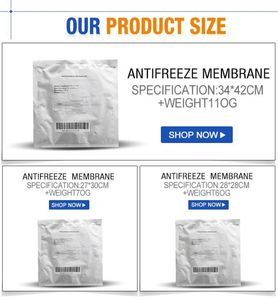 Aksesuarlar Parçalar Yüksek kaliteli anti Ze Membranlar 70g 60g 110g Antizasyon Membran Antizasyon Pedini Kriyoterapi Macin2557682