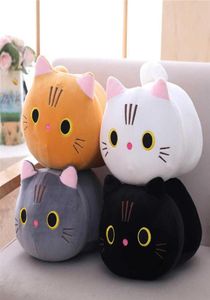 Creative Fat Chuppy Plush Cat Toy Cute Stuffed Soft Cat Pillow Back Cushion Kawaii Cat Soft Plush Dolls Kids Children Girls Gift Q3061735